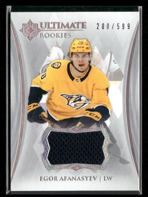 2023-24 Ultimate Collection - Rookies Egor Afanasyev #187 Jersey /599 (MEM, RC)