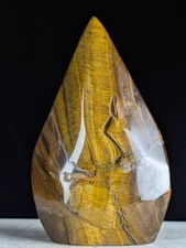 Tiger Eye Freeform   Ornament Crystal Chakra Gemstone