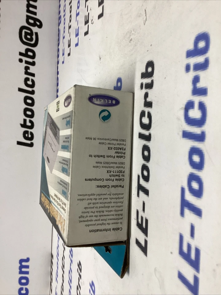 Belkin 2 port reversible parallel switch F1U109 J-701 - Image 2 of 4