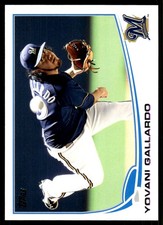 Yovani Gallardo 2013 Topps Brewers #MIL8 Brewers MLB READ FREE SHIP AutographDen