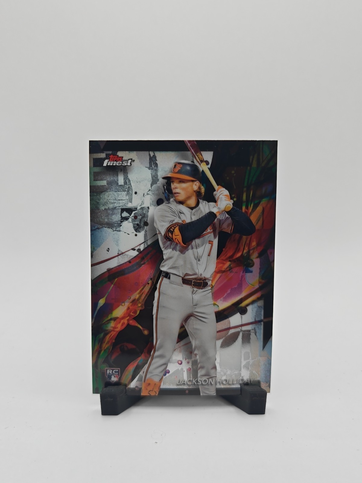 2024 Topps Finest -- Jackson Holliday #76 Rookie Orioles