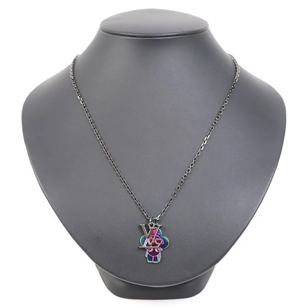 LOUIS VUITTON（LV） Louis Vuitton M69460 Ciondolo Vocabolario DJ LV Iniziale Collana Vivienne Metallo