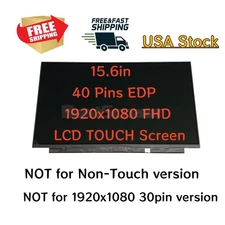 For Dell PN DP/N HX3K8 0HX3K8 NV156FHM-T06 Touch IPS LCD Screen FHD 1920x1080