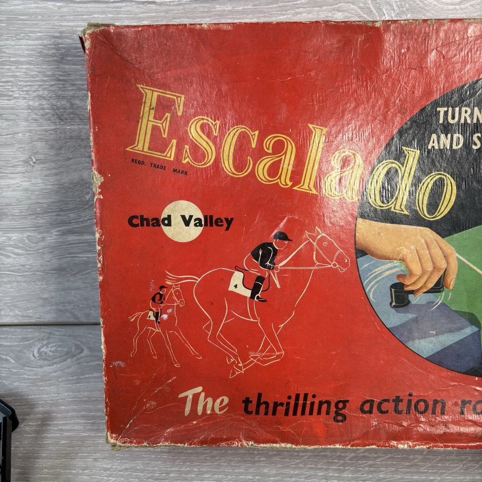 Escalado Vintage Chad Valley Horse Racing Game Complete 1950s - Image 3 of 4