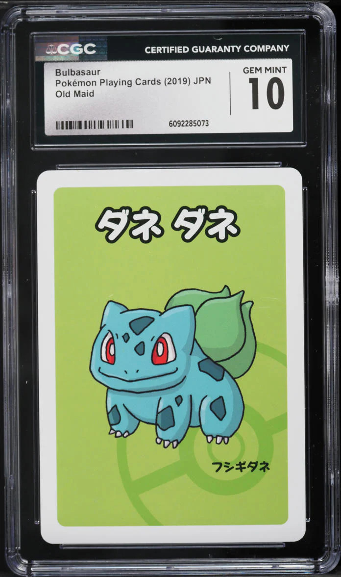 2019 Pokemon Japanese Playing Cards Old Maid Bulbasaur CGC 10