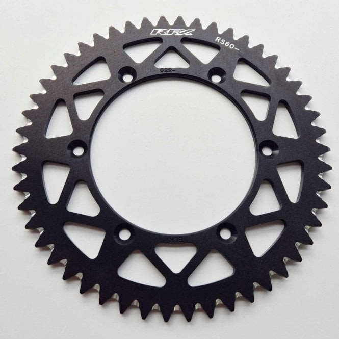 RFX Pro Series Elite REAR 50T Sprocket - Sherco 125-510 18-25, Old Husky (Black)
