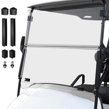 Golf Cart Foldable Windshield 3/16" 5MM Thicken Only Fits 1995-2013 EZGO TX...
