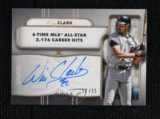 2021 Topps Definitive Collection Legendary 12/35 Will Clark #LAC-WC Auto 1rm4