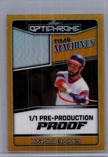Harold Baines 2025 Leaf Optichrome Baseball 1/1 Pre Production Proof