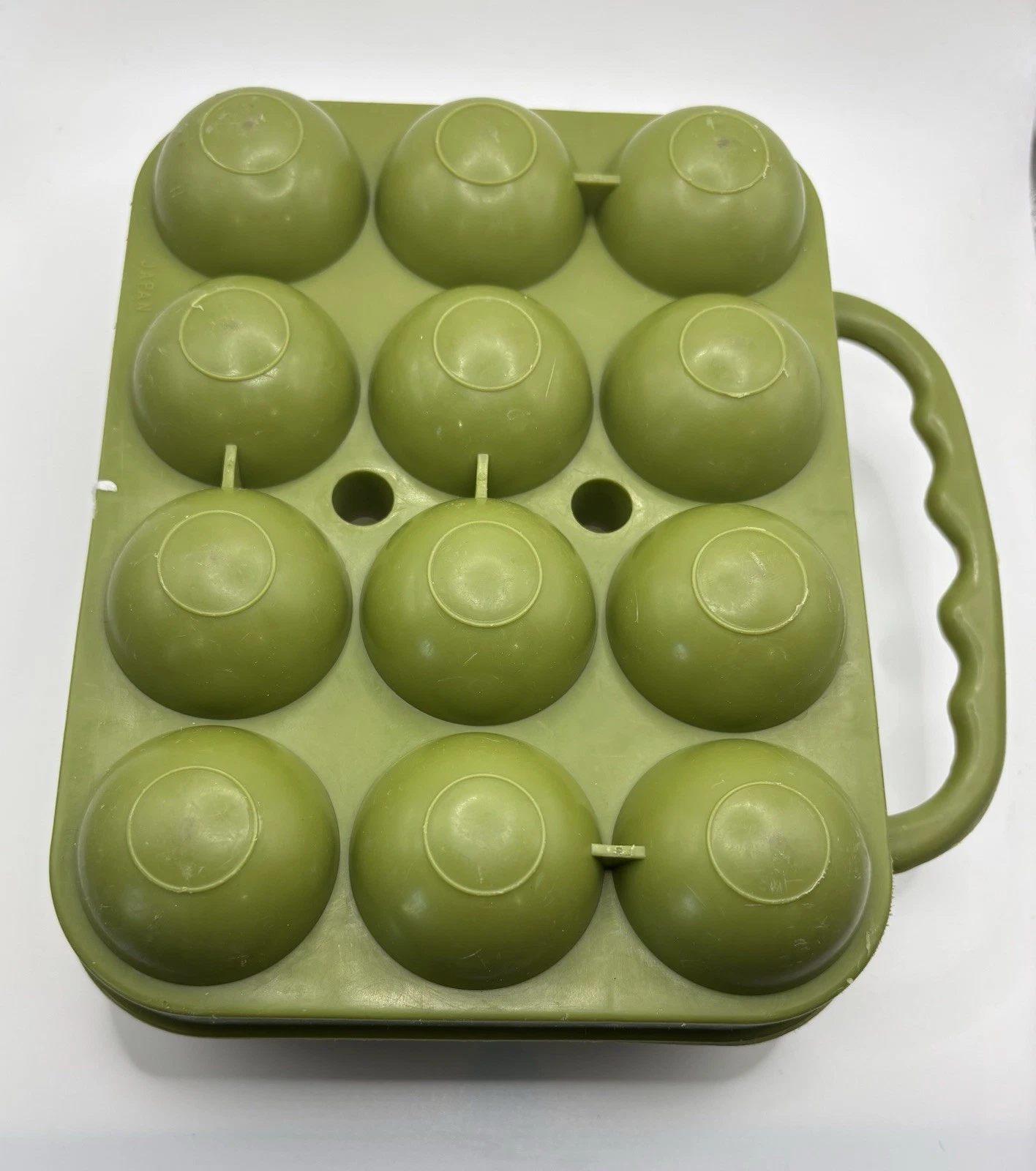 Vintage Green Egg Carrier Case Closing Egg Separator Tray Container Dozen Japan
Opens in a new windo
