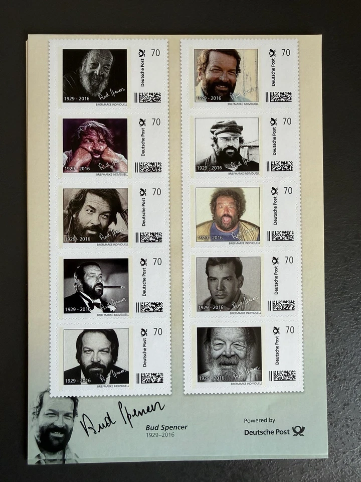 Bud Spencer Briefmarken 70 Cent Edition Deutsche Post 🤠 - Bild 1 von 1