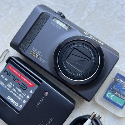 Casio Exilim EX-ZR100 Kompakte Digitalkamera 12,1MP Retro y2k Fotoapparat Camera