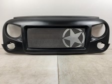 Jeep Jk Wrangler Aftermarket Grill Assembly Black Angry Mesh 2007-2017 22428