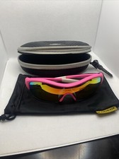 Torege Polarized Tr90 Flexible Girls Sport Sunglasses Age 3-12 WHITE PINK PURPLE
