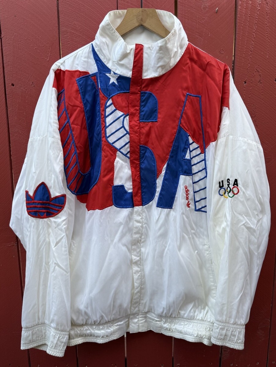 Tream USA Adidas 1988 Korea Olympic Track Suit size XL Flawless | eBay
