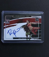 2022 BRIE BELLA Panini Impeccable WWE #IM-BBL Immortal Ink Auto Holo Silver /25