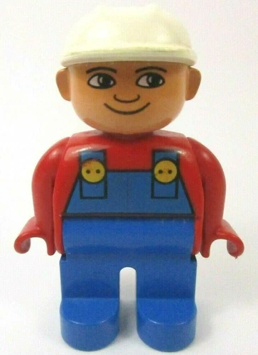 Lego Duplo Worker Figur 4555pb199 Set 2950 2910 9158 9979 9161 9101 9105 2930