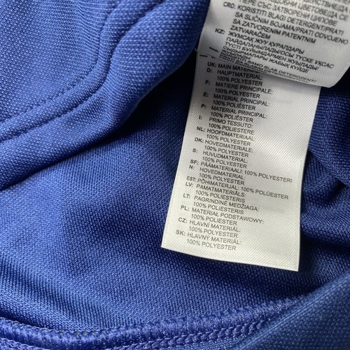 Adidas Youth Tiro 17 Soccer Track Jacket Zip Up Size Small Dark Blue - Picture 10 of 13