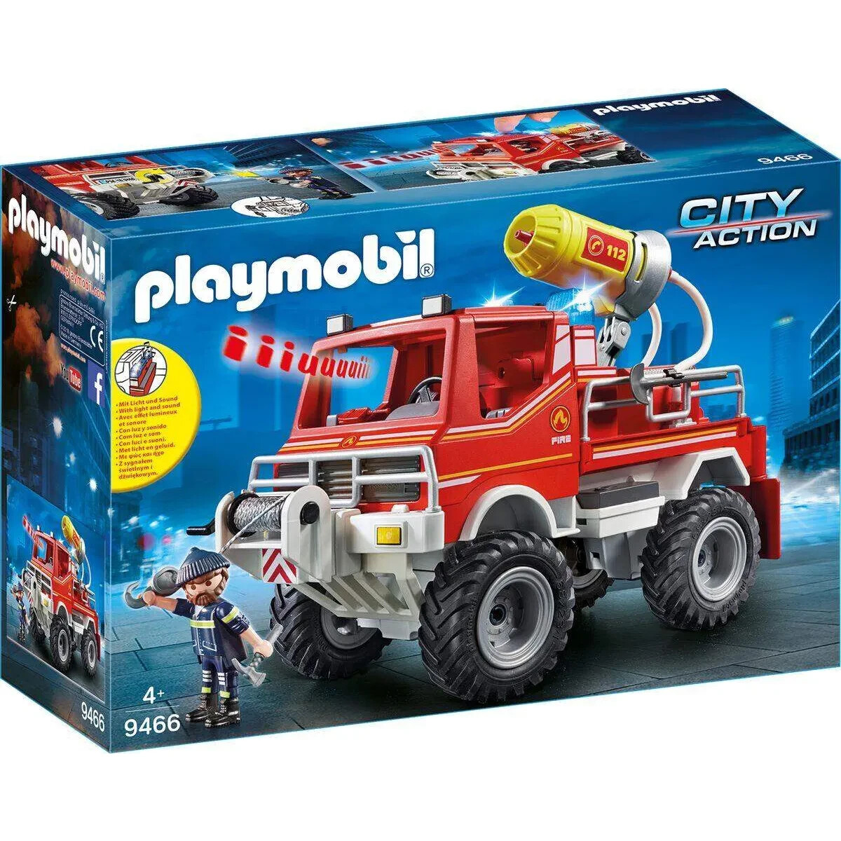 Playmobil - 9466 - City Action - Feuerwehr-Truck mit Licht- und Soundeffekten - Image 2
