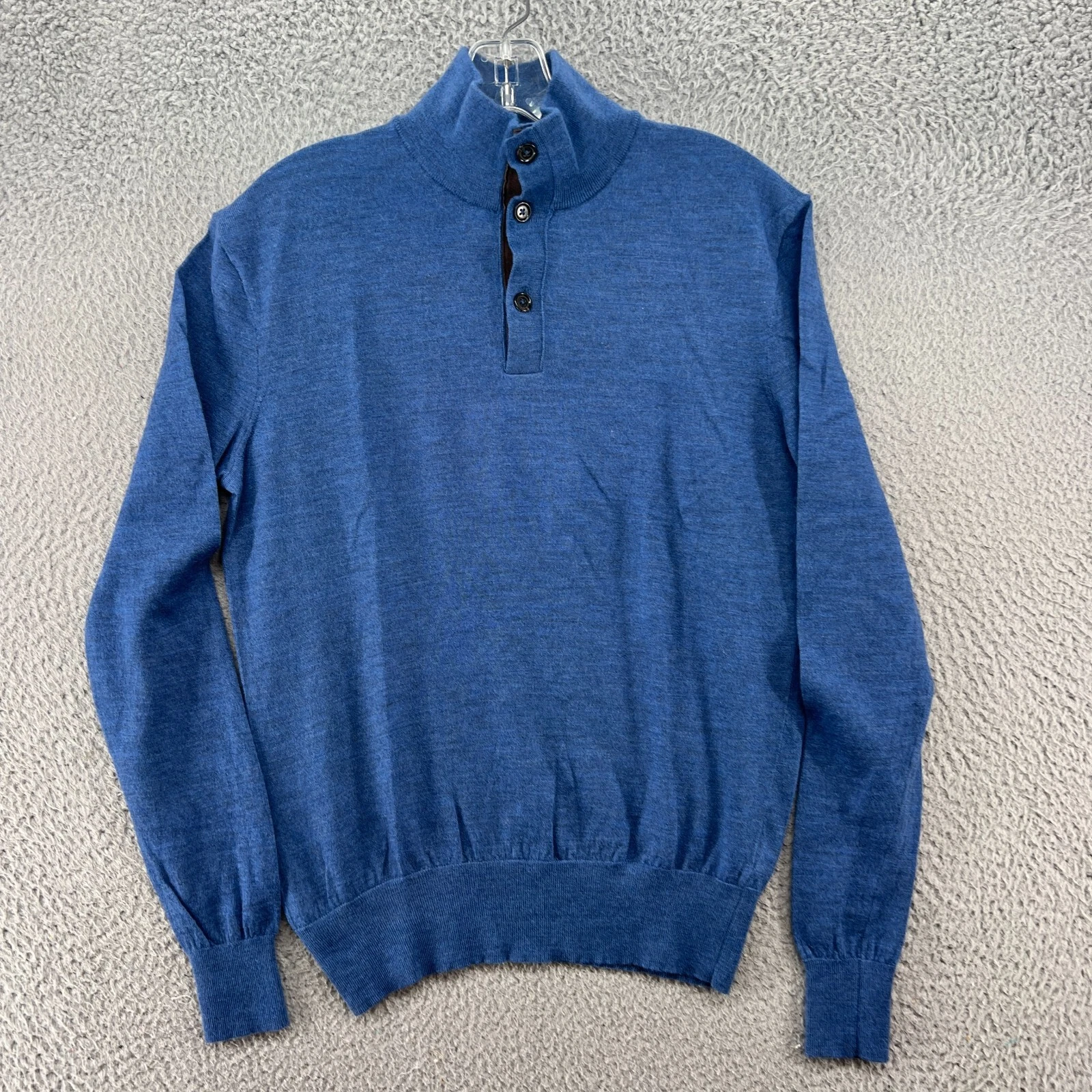 Polo Ralph Lauren Sweater Mens Medium Wool Pullover Mock Neck Preppy