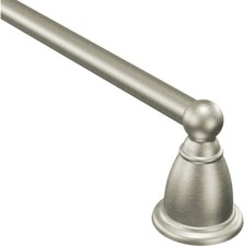 Moen YB2218BN Brantford Collection 18" Single Towel Bar in Brushed Nickel Finish