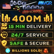 💰400M💰 Old School Runescape Gold GP OSRS | 🚛 15 min Delivery | ✔️100% Reviews