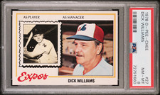 PSA 8 1978 O-Pee-Chee OPC #27 Dick Williams MG Montreal Expos Pop2