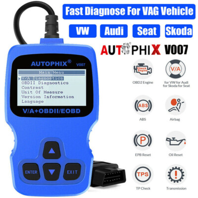 AUTOPHIX V007 OBD2 Scanner Motor Testing Code Reader ABS EPB Oil Reset Scan Tool