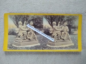 1860s SV of Scottish STATUE at CENTRAL PARK in NEW YORK CITY by ANTHONY
