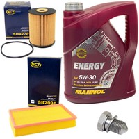 MotoröL Filter Set 5W30 5 Liter + ÖLablassschraube FüR VW Multivan Transporter V