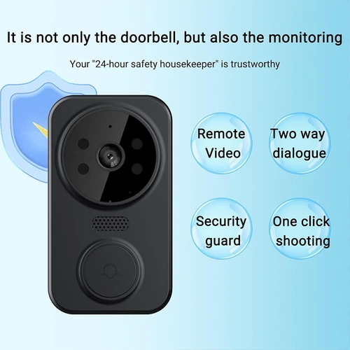 Wireless Smart Video Doorbell Wibell Security Intercom HD Video Camera Door Bell - Picture 11 of 14