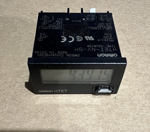 Omron H7ET-NV-BH Digital 7 Digit Time Counter, 24V