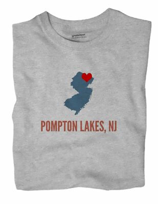 Pompton Lakes New Jersey NJ T-Shirt HEART
