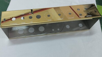 USA 5E3 Tweed Deluxe Bright Gold Stainless Steel Chassis DIY