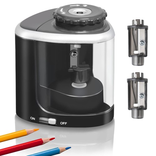 Portable Electric Pencil Sharpener for No.2 Pencils Battery Operated - Bild 1 von 7