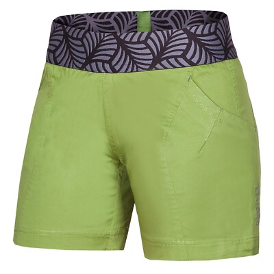 Ocun Pantera Organic Shorts Women Climbing Shorts Bouldershorts for Ladies Green