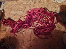 1 zestaw 22" Nylon Karma Siatka na siano Czerwona Nowa