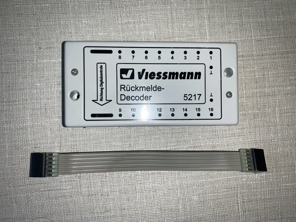 VIESSMANN 5217 FOR S88 BUS FEEDBACK DECODER HO WITH 6" CONNECTOR CABLE NEW - Image 2 of 4