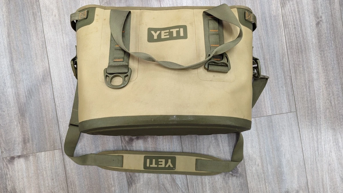 Yeti Blaze Orange Hopper 20 Field Tan BlazeOrange RARE EUC