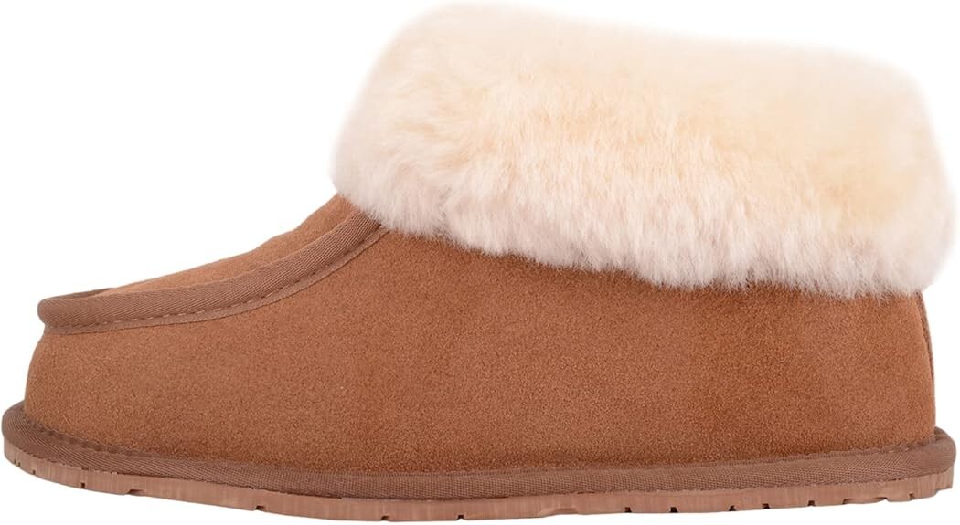 SAOLA SNUGRUGS Stivali Stivaletti da donna in pelle di pecora di lusso con suola in gomma