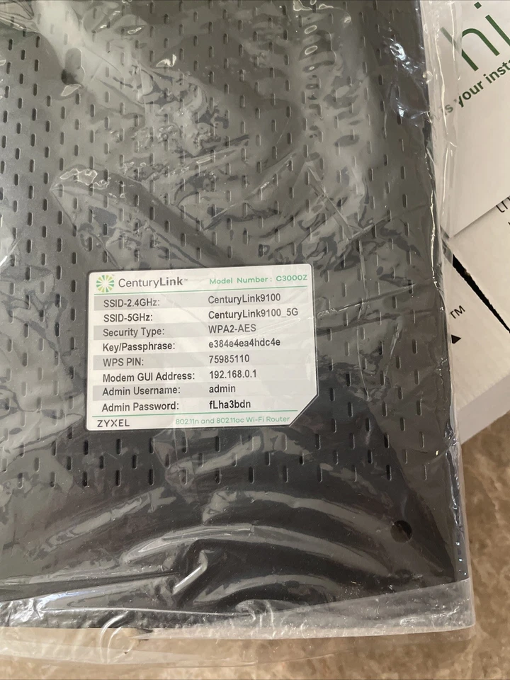 Centurylink C1100T 300 Mbps 4 Port 10/100 Wireless N Router - Image 3 of 3