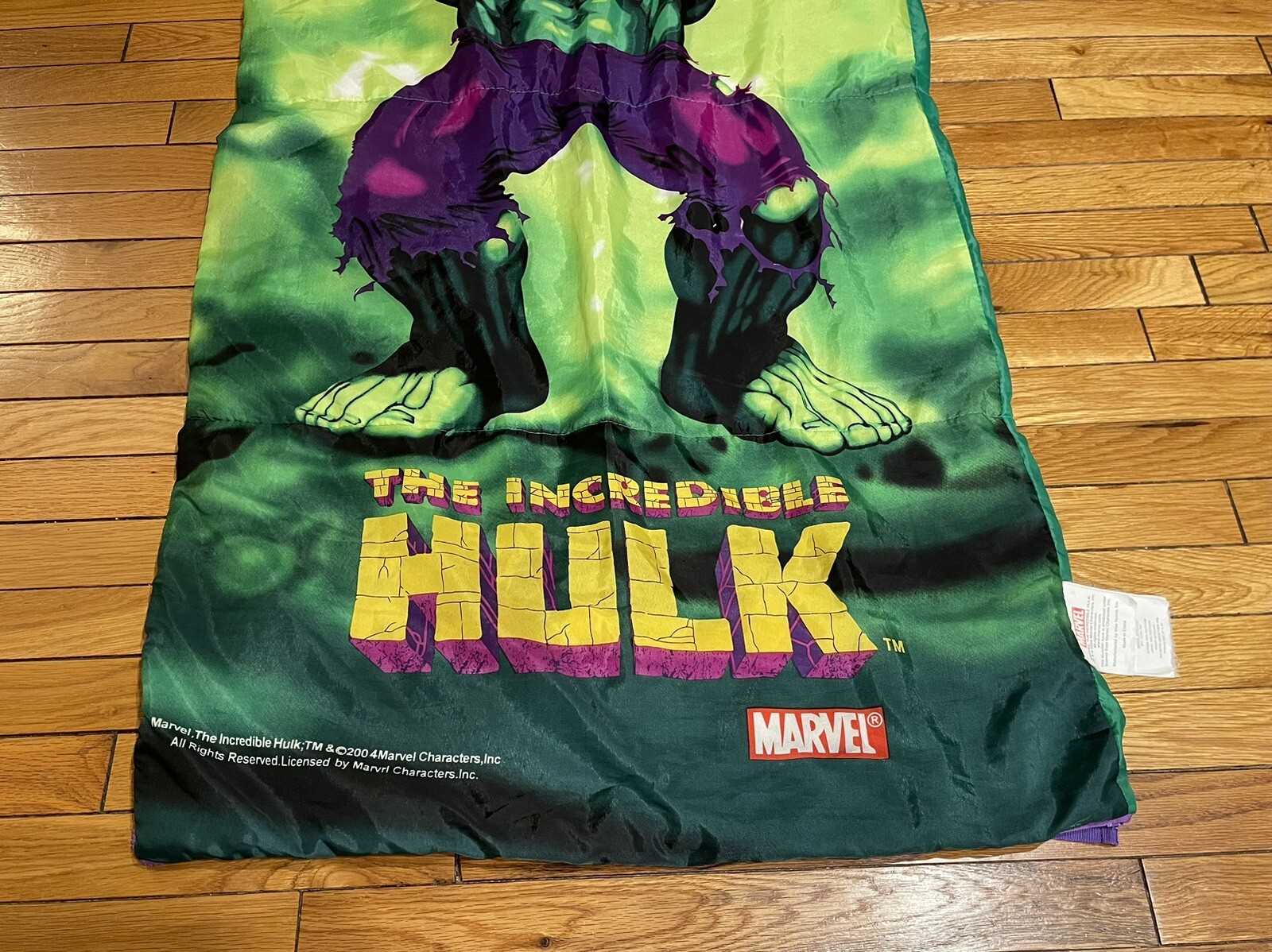 Marvel Comics 2004 The Incredible Hulk Vintage Kids Sleeping Bag 26