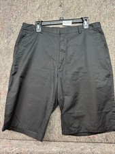 DKNY Shorts Mens Cotton Black Size 36