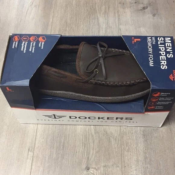 Dockers memory foam slippers new arrivals
