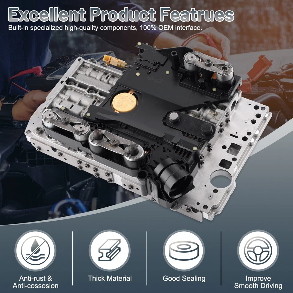 #722.6 TCU 阀体传动电磁阀带导电板适用于梅赛德斯-奔驰 — 第 4/4 张图片