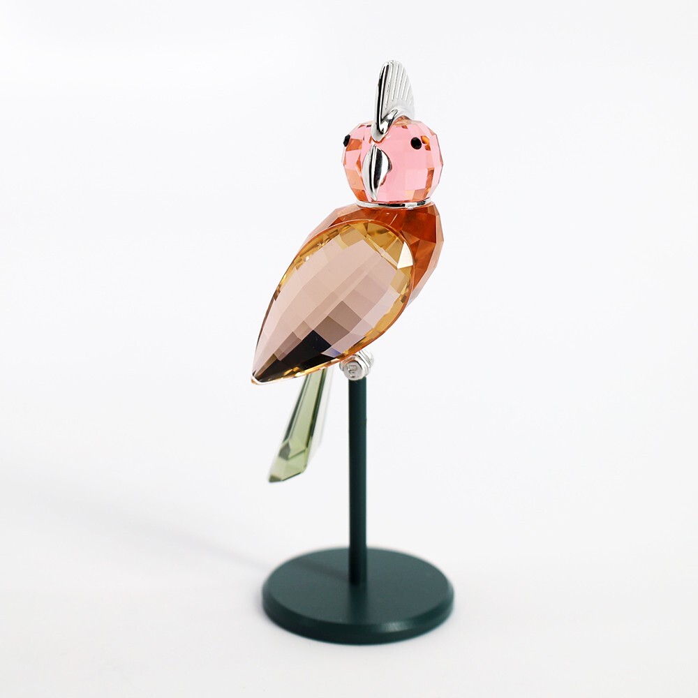 Swarovski Crystal Paradise 'Baimura' Pink Exotic Bird Figurine