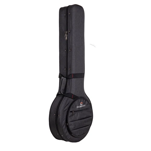 Crossrock Lightweight Foam Case fits 5-String Resonator & Gibson Tenor Banjo