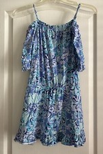 Lilly Pulitzer Girls Tenley romper Size Large Dress Romper