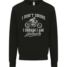 Dont Snore I Dream Im a Motorrad Biker Kinder...
