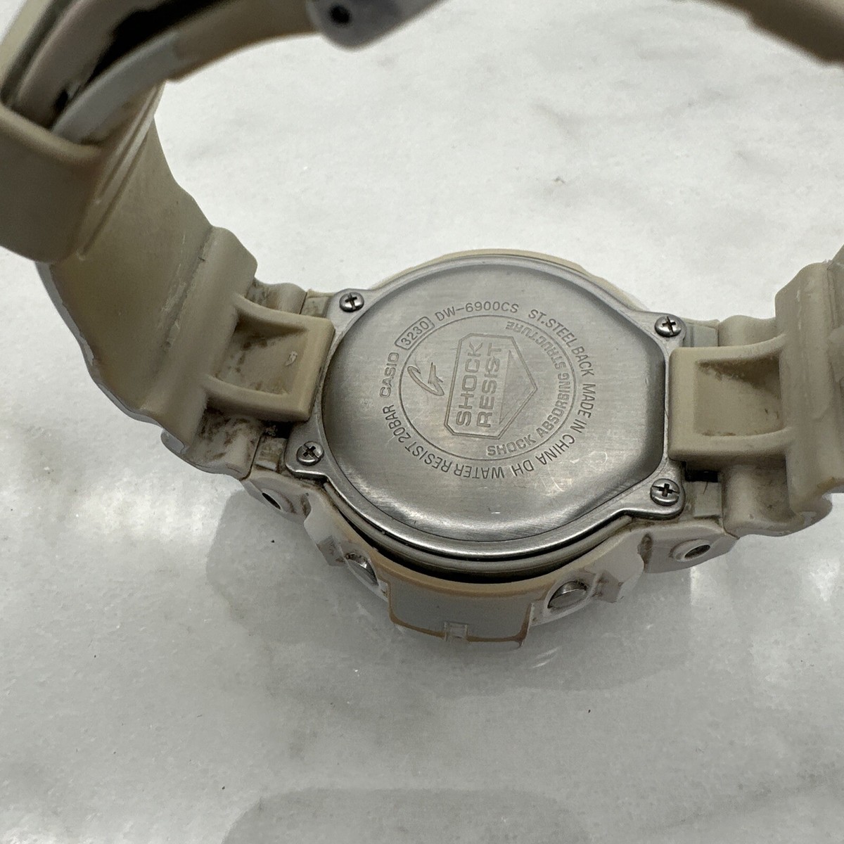 Vintage Casio G-Shock DW6900CS-7 (1289) White/Blue Men's Watch